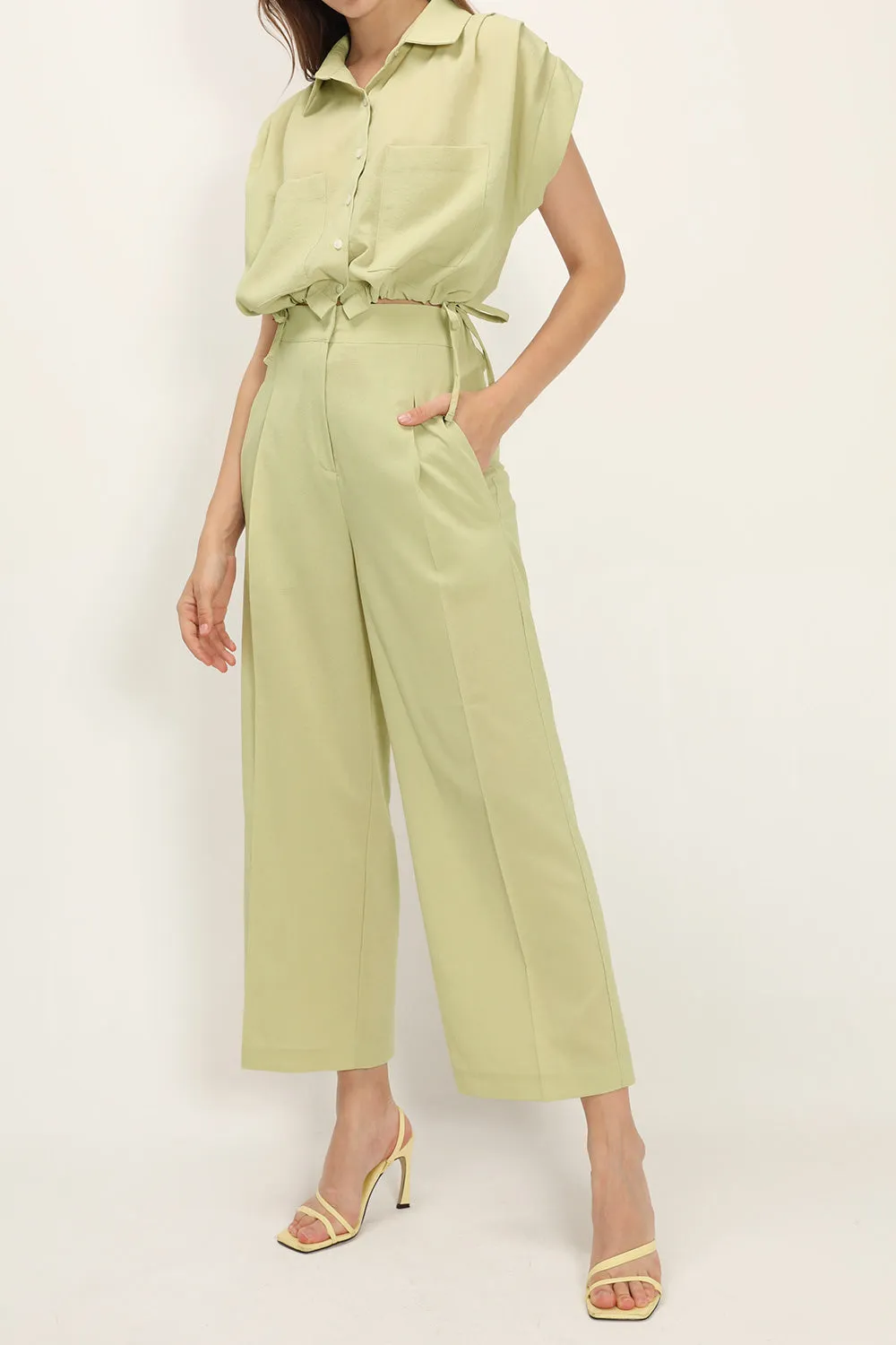 Alina Pintuck Wide Pants
