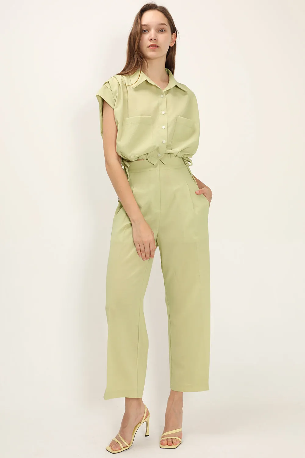 Alina Pintuck Wide Pants