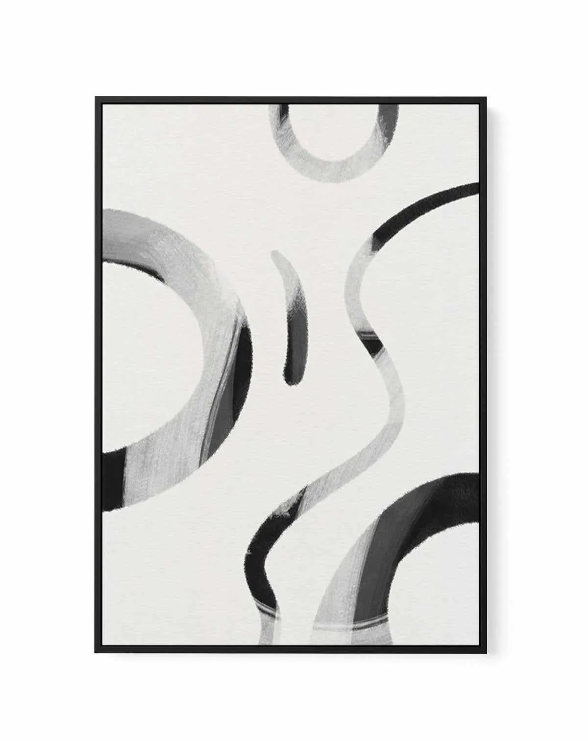 Arrondi I | Framed Canvas Art Print