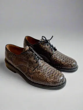 Bright Shoemakers, Western Derby, Python (SAMPLE)