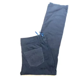 Kashani Men's Navy Suede Straight Cut Pants