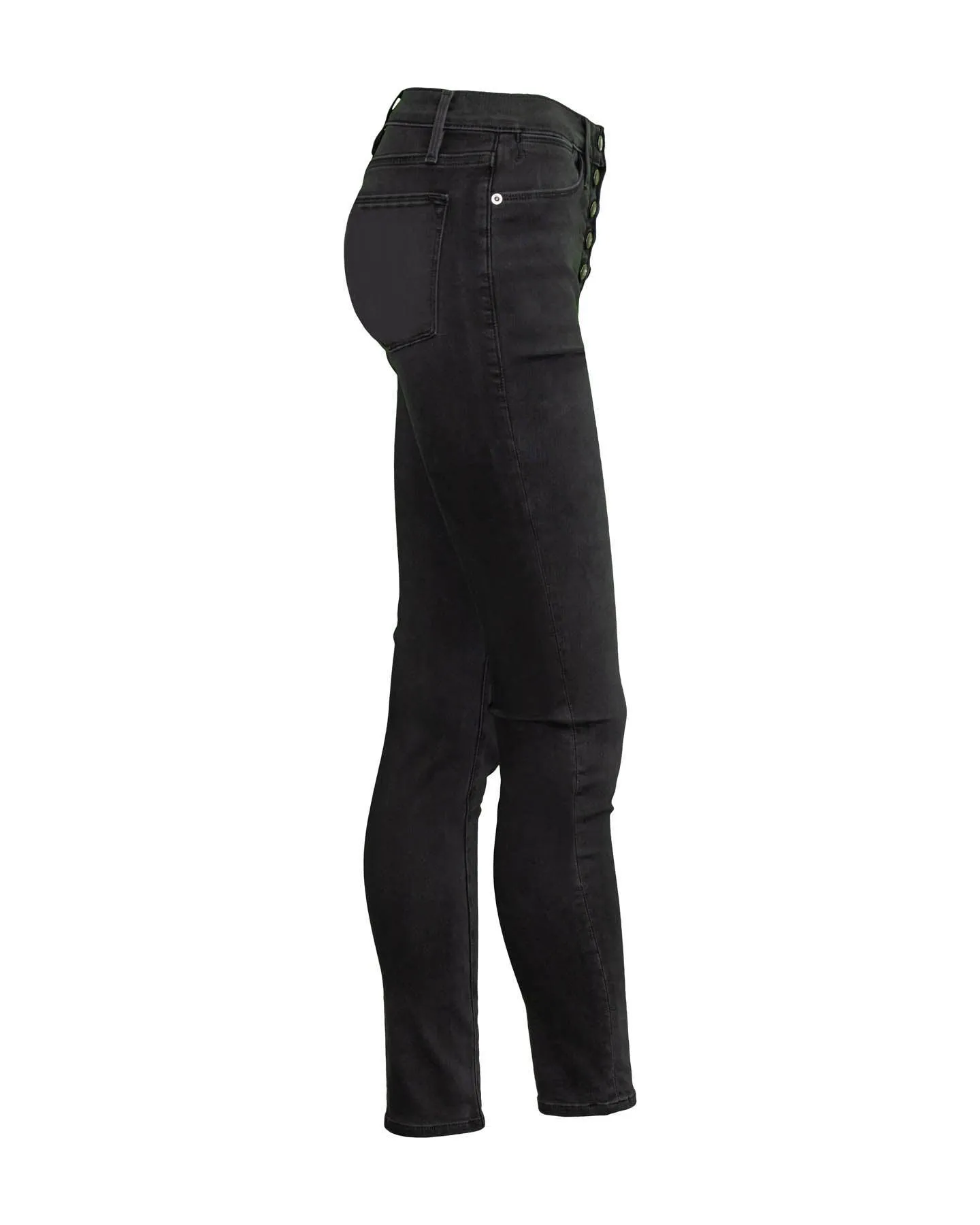 Le High Skinny Snap Fly Jeans