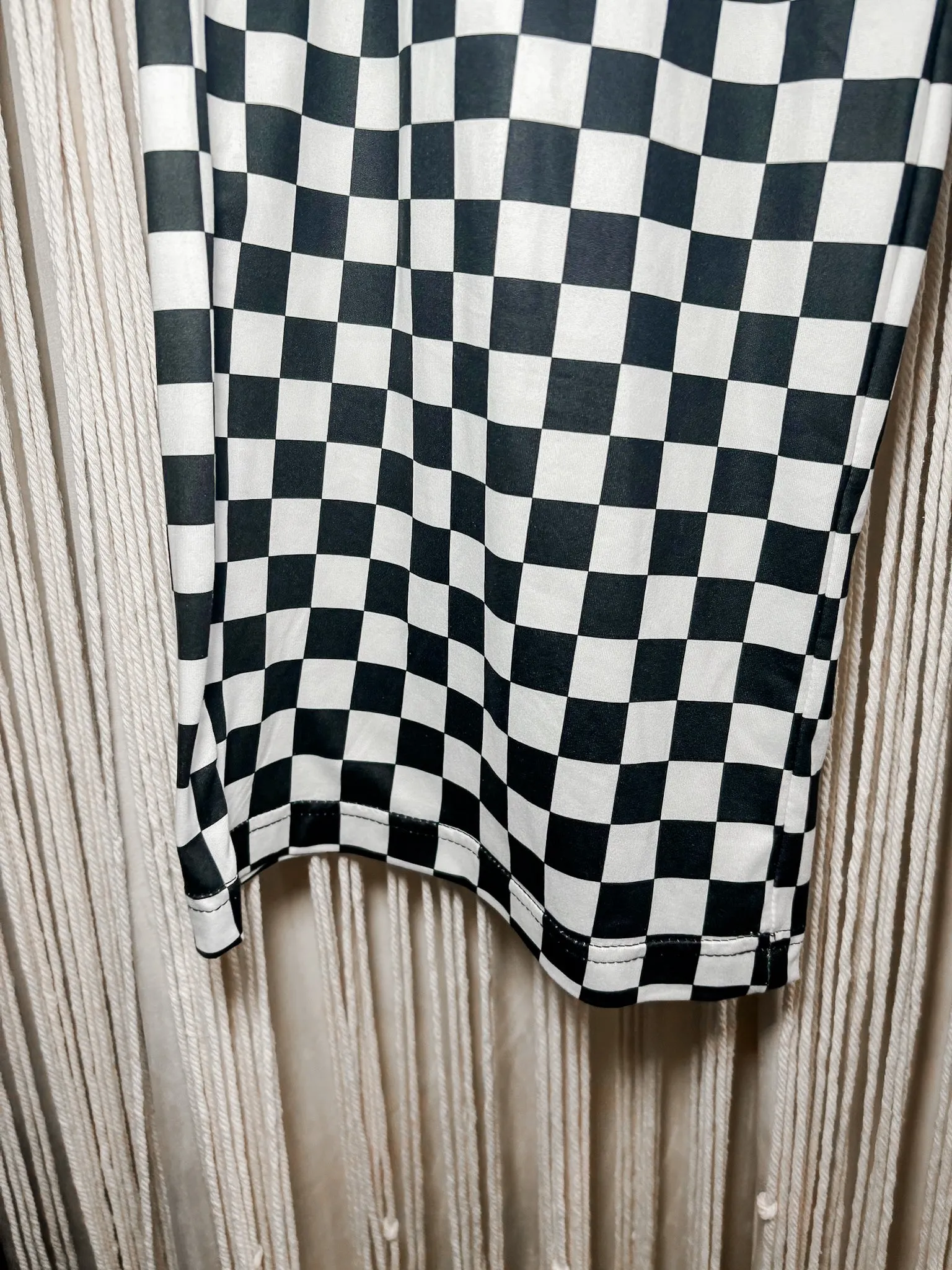 Letty Checkered Wide Leg Pants