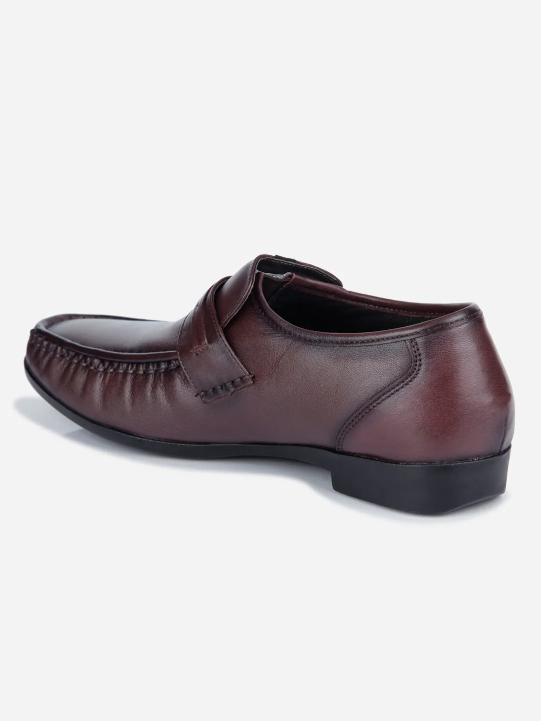 Men's Wine Moc Formal Slip On (ID1106)