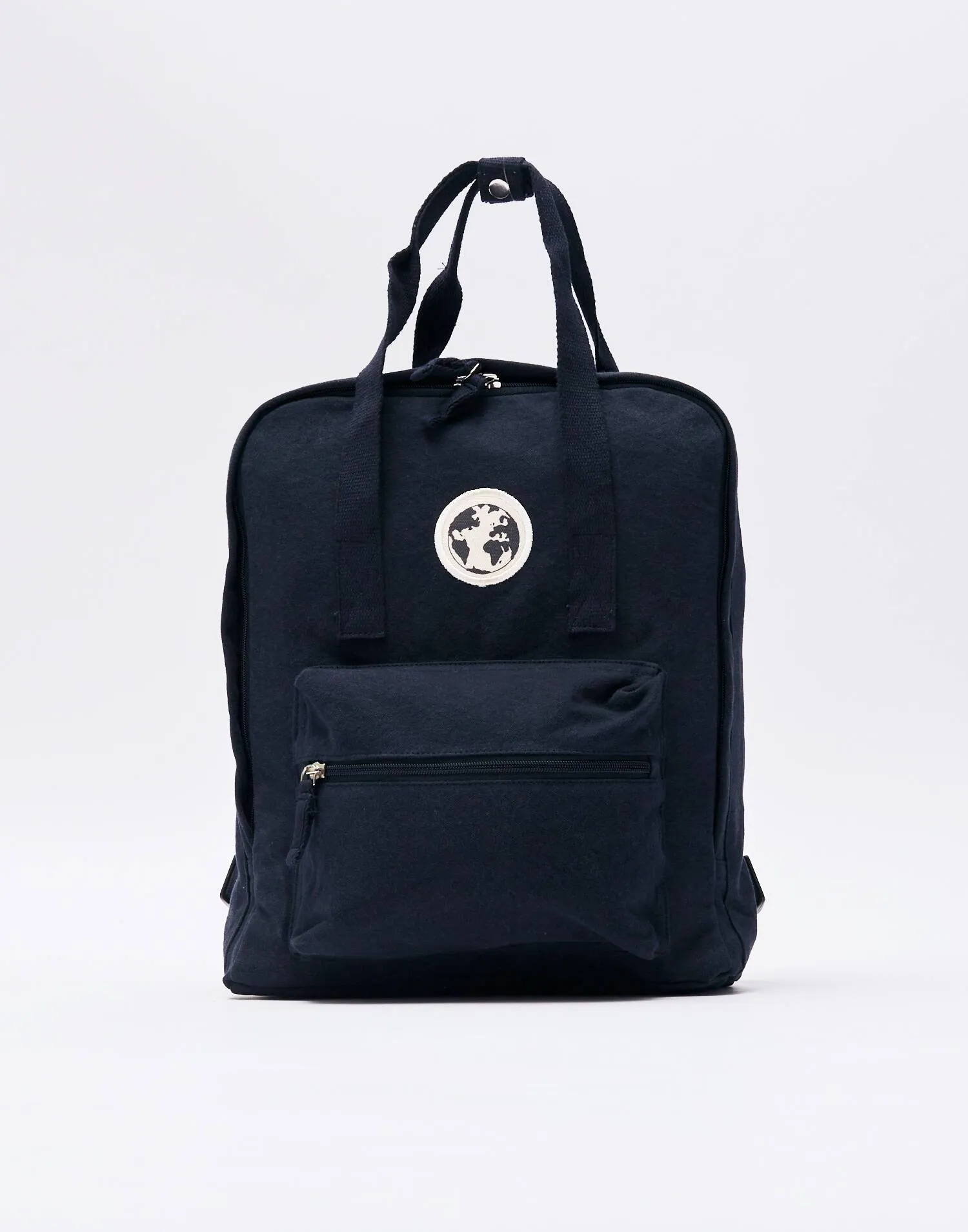 Mochila cuadrada canvas lavado