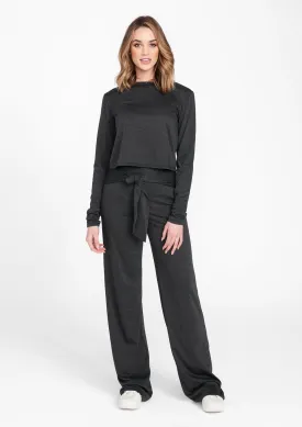 Tall Sash Tie Wide Leg Pants