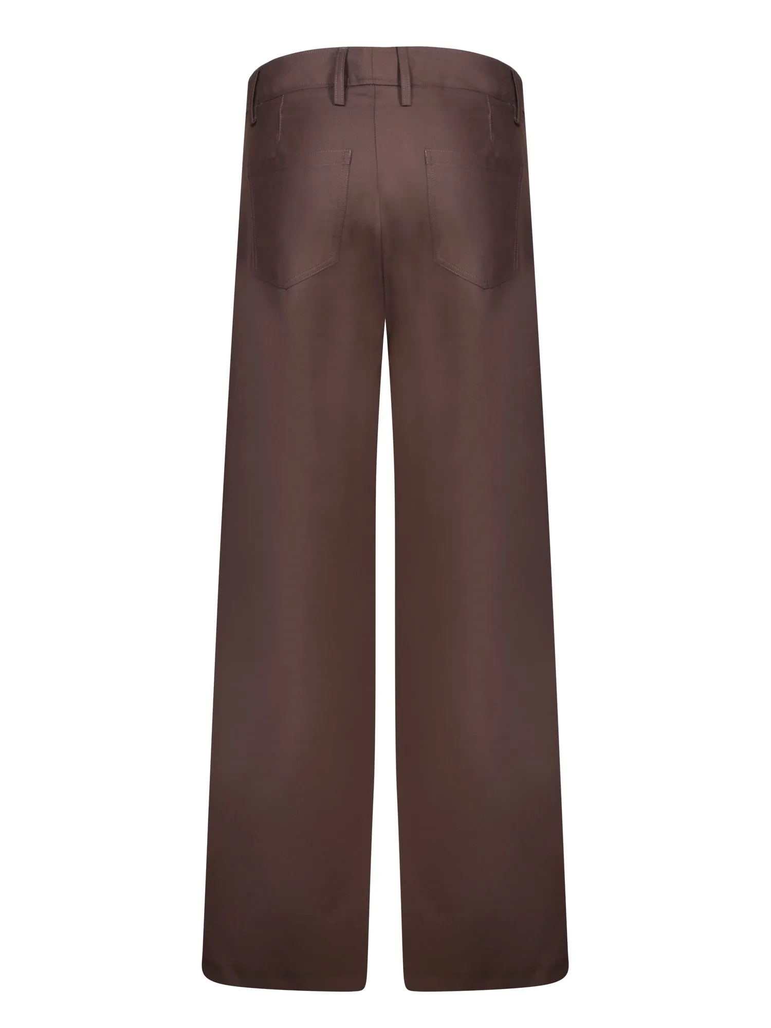Wide Jiro Brown Pants